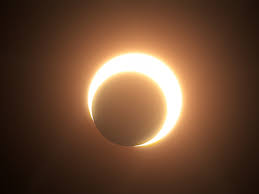 photo of a partial solar eclipse