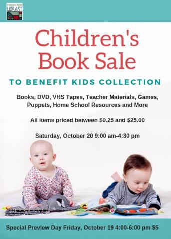 Book sale flyer