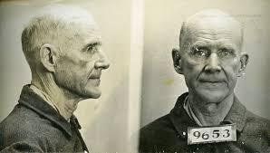 mug shots front and side of Eugene V. Debs