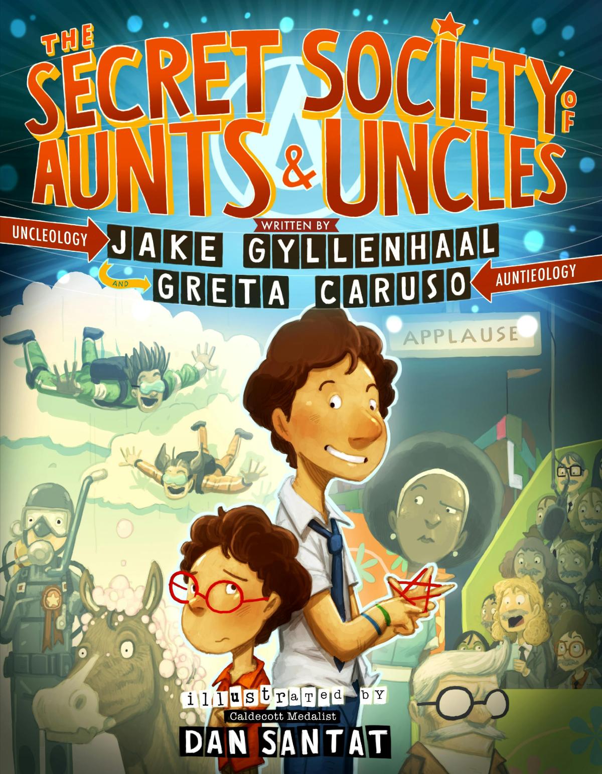book cover of the secret society of aunts and uncles by dan santat