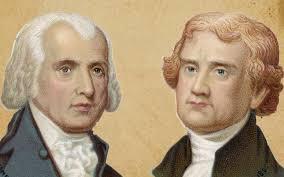 painting of Thomas Jefferson and James Madison