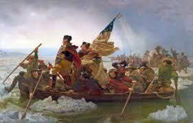 painting of George Washington crossing the Delaware River during the Revolutionary War